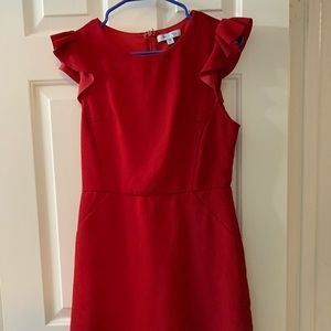 She & Sky red dress